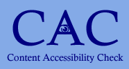 CAC-Content Accessibility Check